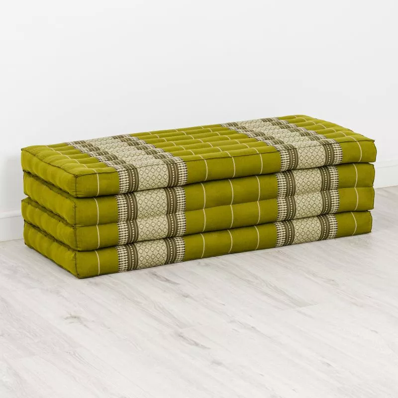 Kapok Klappmatratze, 110 Cm Breit, Classic (Grün) – Bild 3