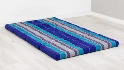 Kapok Klappmatratze, 110 Cm Breit, Classic (Blau)