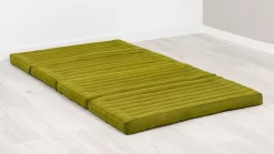 Kapok Klappmatratze, 110 Cm Breit, Basic (Grün Uni)