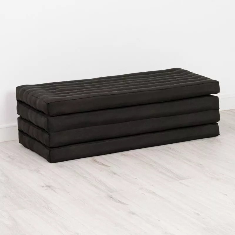 Kapok Klappmatratze, 110 Cm Breit, Basic (Schwarz Uni) – Bild 3