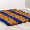 Kapok Klappmatratze, 140 Cm Breit, Classic (Blau/Gelb)