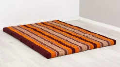 Kapok Klappmatratze, 140 Cm Breit, Classic (Orange)