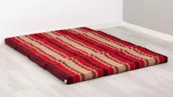 Kapok Klappmatratze, 140 Cm Breit, Classic (Rubinrot)