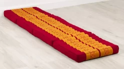 Kapok Klappmatratze, 50 Cm Breit (Rot/Gelb)