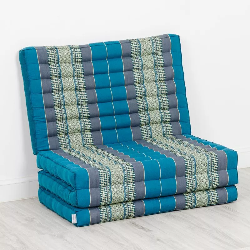 Kapok Klappmatratze, 80 Cm Breit, Classic (Hellblau) – Bild 2