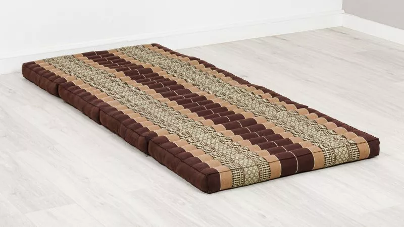 Kapok Klappmatratze, 80 Cm Breit, Classic (Braun)