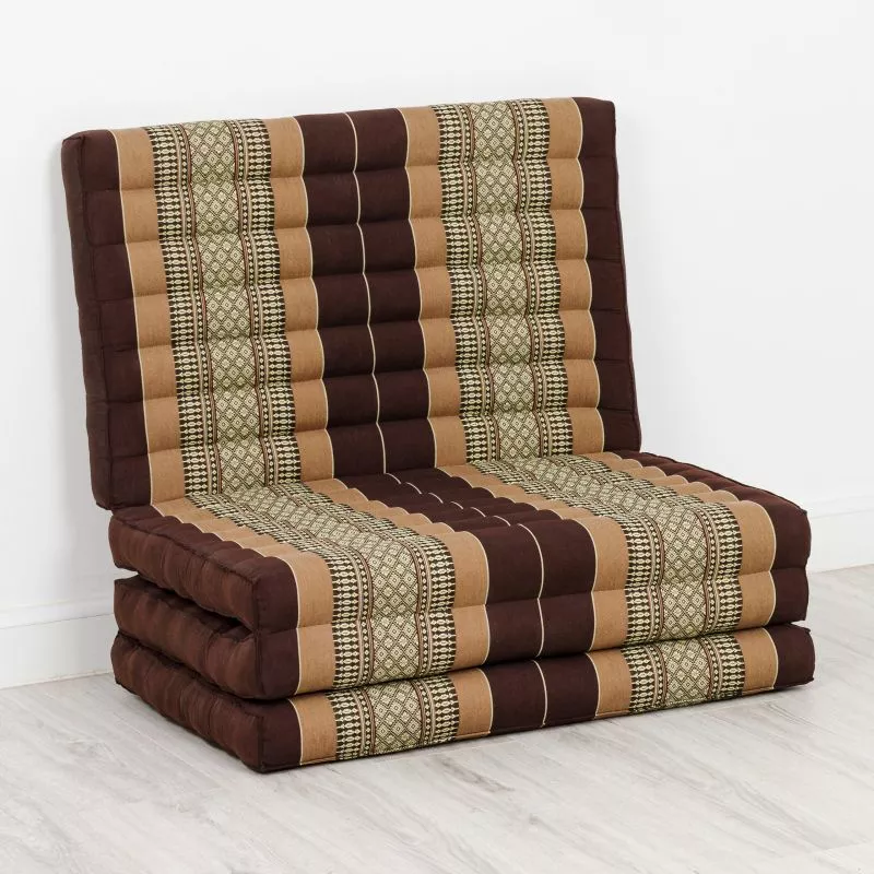 Kapok Klappmatratze, 80 Cm Breit, Classic (Braun) – Bild 2