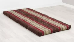 Kapok Klappmatratze, 80 Cm Breit, Classic (Weinrot)