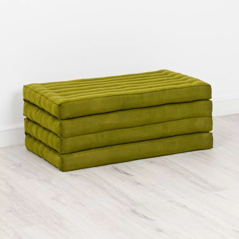 Kapok Klappmatratze, 80 Cm Breit, Basic (Grün Uni) – Bild 3