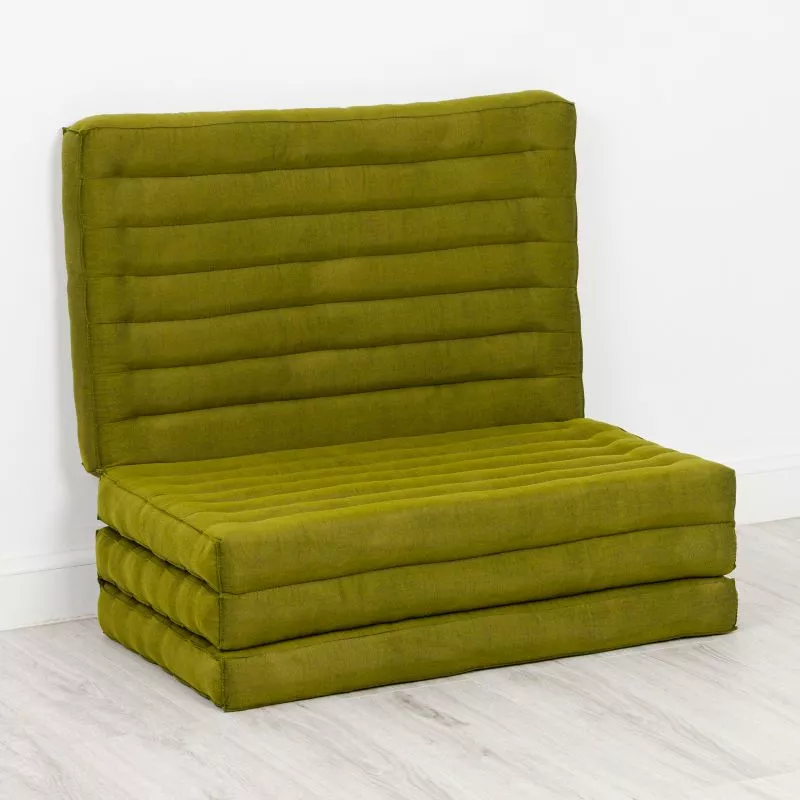 Kapok Klappmatratze, 80 Cm Breit, Basic (Grün Uni) – Bild 2