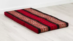 Kapok Kinderklappmatratze, 70 Cm Breit (Rot/Elefanten)