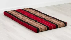 Kapok Kinderklappmatratze, 70 Cm Breit (Rot/Schwarz)