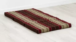 Kapok Kinderklappmatratze, 70 Cm Breit (Weinrot)