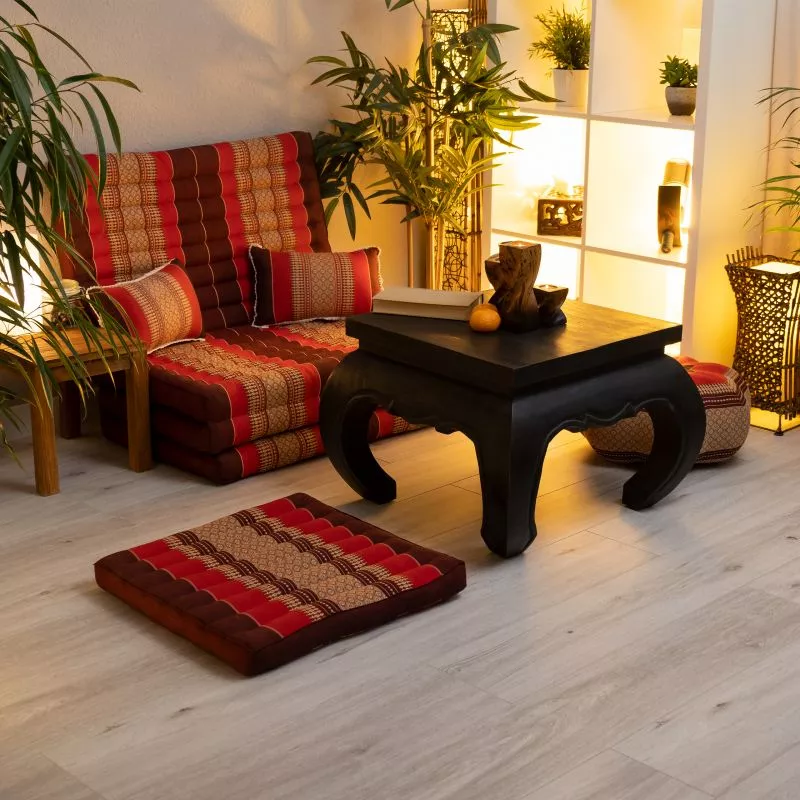 Kapok Klappmatratze, 110 Cm Breit, Basic (Hellblau Uni) – Bild 4