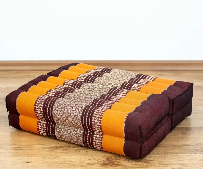 Kapok Stützkissen Faltbar (Orange)