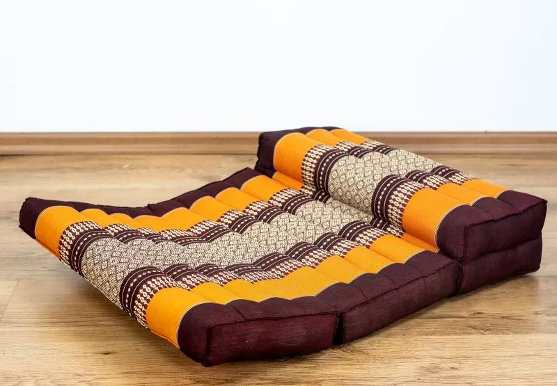 Kapok Stützkissen Faltbar (Orange) – Bild 2