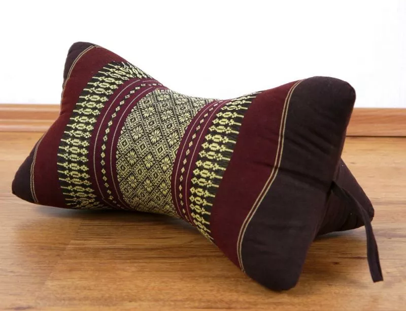 Kapok Knochenkissen (Weinrot)