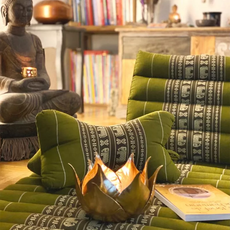 Kapok Knochenkissen (Braun) – Bild 2