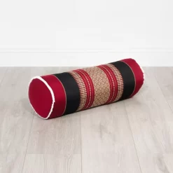 Kapok Nackenrolle (Rot/Schwarz)
