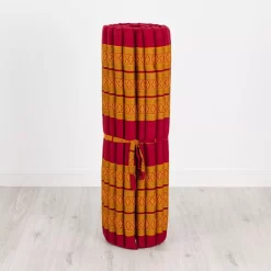 Kapok Rollmatte, 110 Cm Breit (Rot/Gelb)