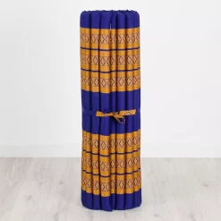 Kapok Rollmatte, 110 Cm Breit (Blau/Gelb)