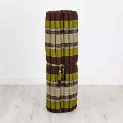 Kapok Rollmatte, 110 Cm Breit (Braun/Grün)