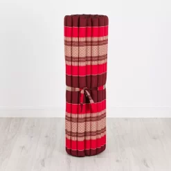 Kapok Rollmatte, 110 Cm Breit (Rubinrot)