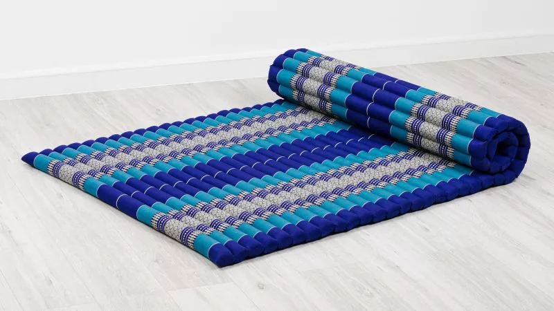 Kapok Rollmatte, 110 Cm Breit (Blau) – Bild 3