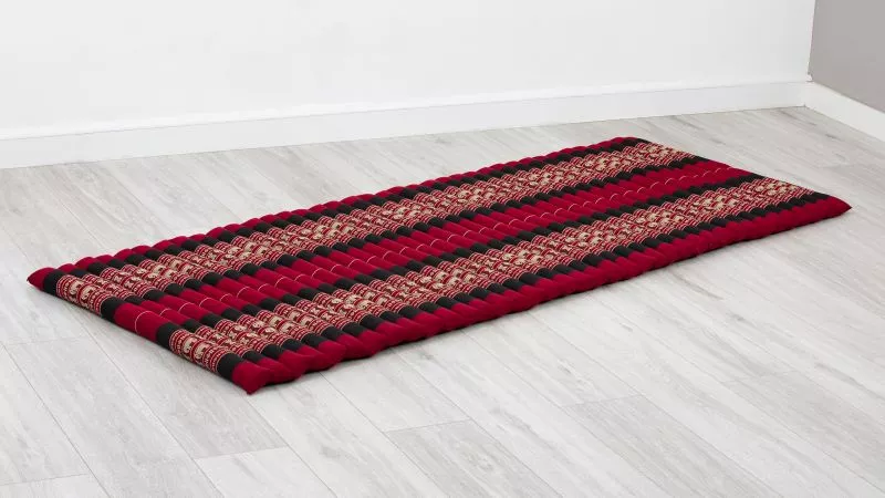 Kapok Rollmatte, 75 Cm Breit (Rot/Elefanten) – Bild 2