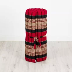 Kapok Rollmatte, 75 Cm Breit (Rot/Schwarz)