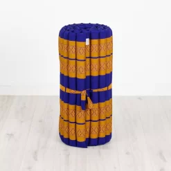 Kapok Rollmatte, 75 Cm Breit (Blau/Gelb)
