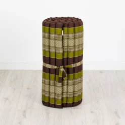 Kapok Rollmatte, 75 Cm Breit (Braun/Grün)