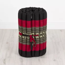 Kapok Rollmatte, 50 Cm Breit (Schwarz/Elefanten)