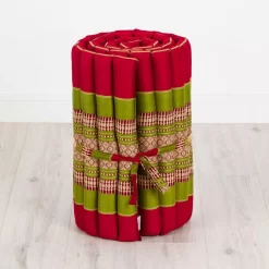 Kapok Rollmatte, 50 Cm Breit (Rot/Grün)