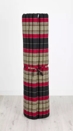 Kapok Rollmatte, 145 Cm Breit (Schwarz/Rot)