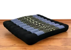 Kapok Sitzkissen 50 Cm (Blau/Elefanten)