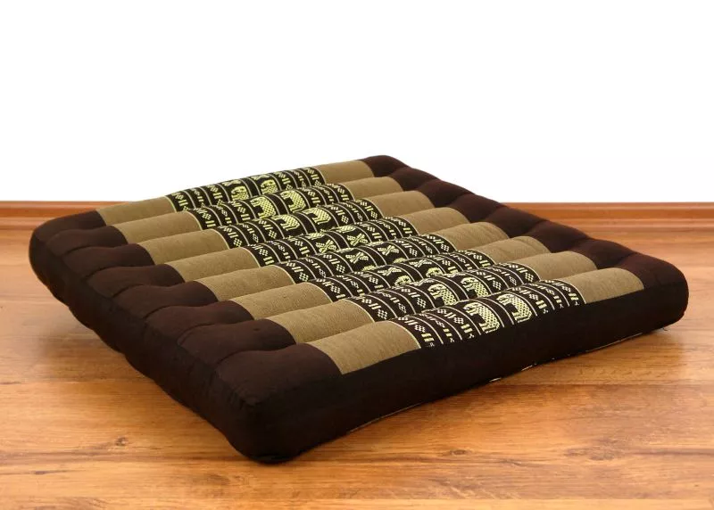 Kapok Sitzkissen 50 Cm (Braun/Elefanten)