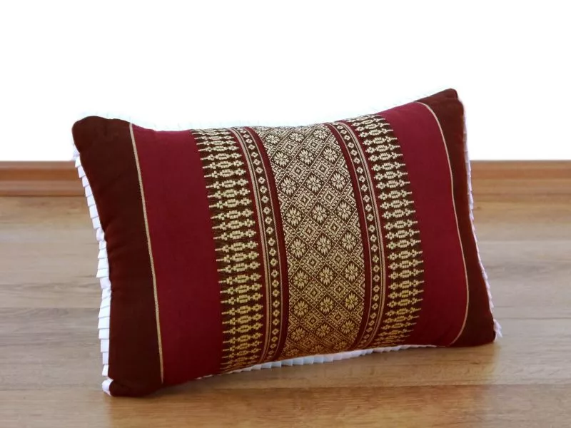 Kapok Dekokissen (Weinrot)