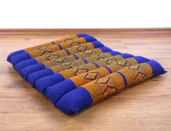 Kapok Steppkissen 35 Cm (Blau/Gelb)