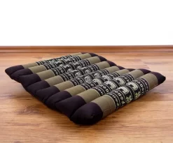 Kapok Steppkissen 35 Cm (Braun/Elefanten)