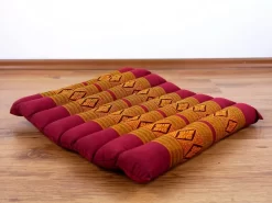 Kapok Steppkissen 35 Cm (Rot/Gelb)