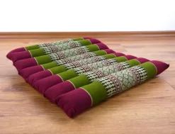 Kapok Steppkissen 35 Cm (Rot/Grün)