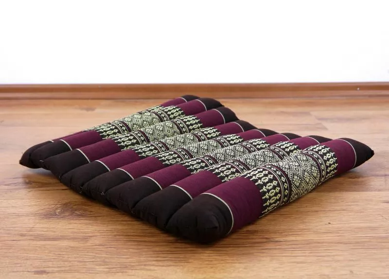 Kapok Steppkissen 35 Cm (Weinrot)