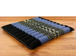 Kapok Steppkissen 50 Cm (Blau/Elefanten)