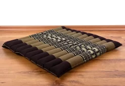 Kapok Steppkissen 50 Cm (Braun/Elefanten)