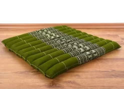 Kapok Steppkissen 50 Cm (Grün/Elefanten)