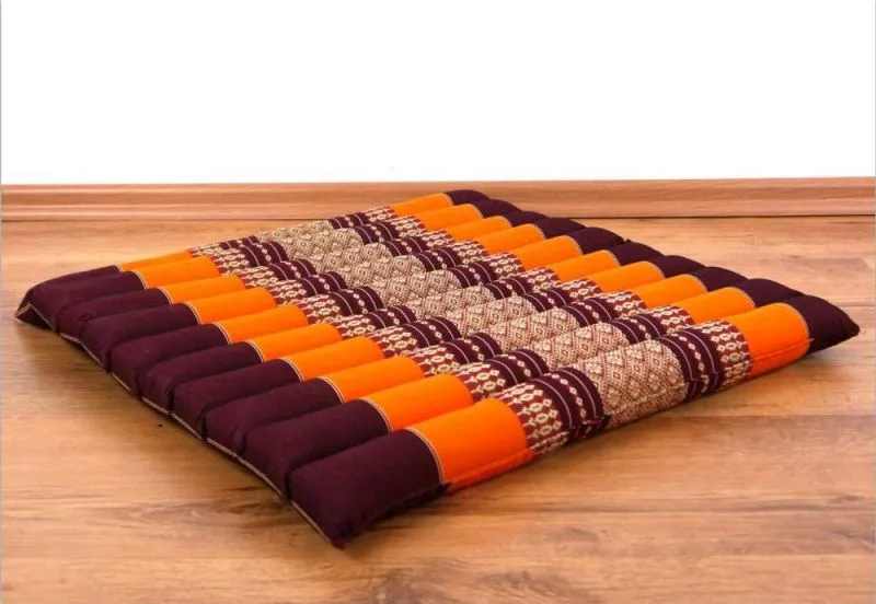 Kapok Meditationskissen Set L (Orange) – Bild 3