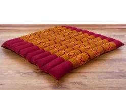 Kapok Steppkissen 50 Cm (Rot/Gelb)