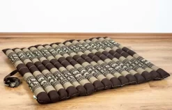 Kapok Steppkissen XL (Braun/Elefanten)