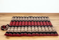 Kapok Steppkissen XL (Rot/Schwarz)